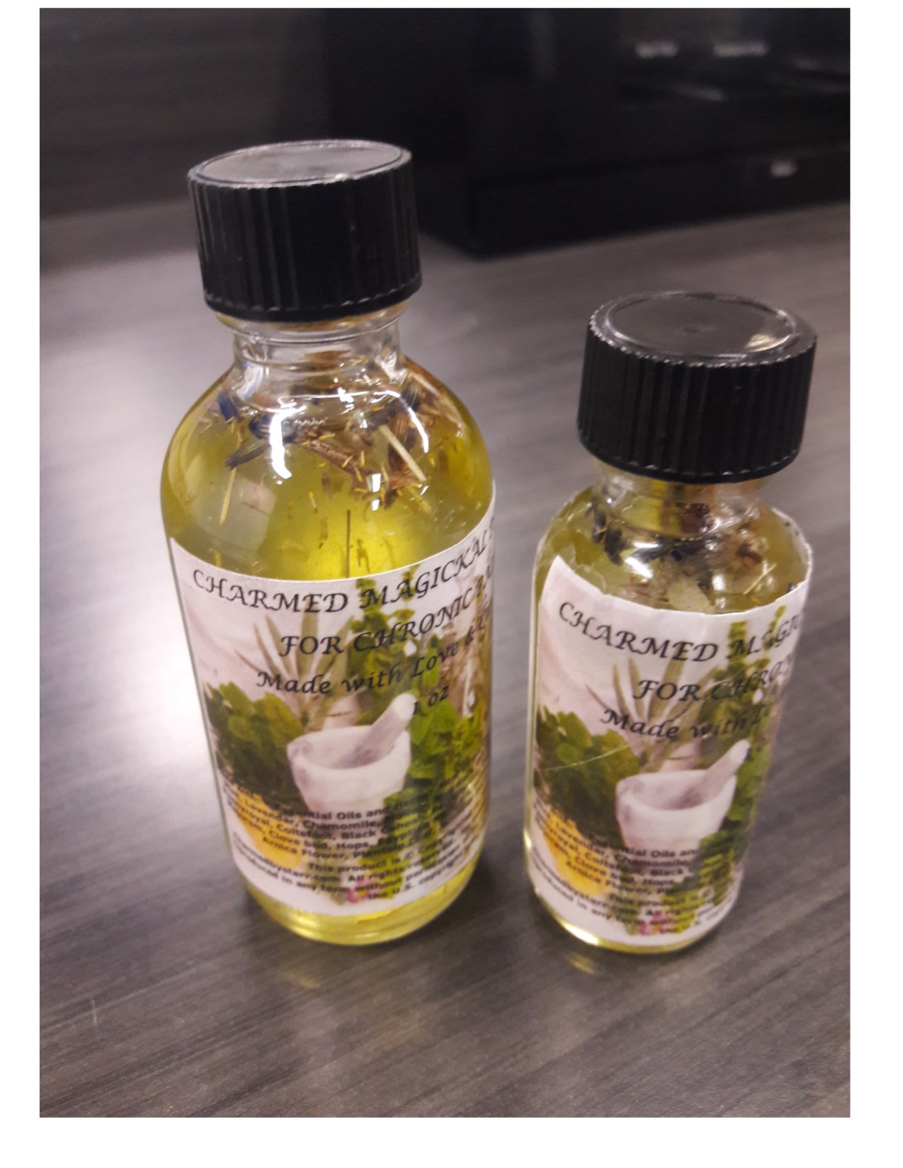 A CHARMED MAGICKAL OIL for CHRONIC PAIN 2oz